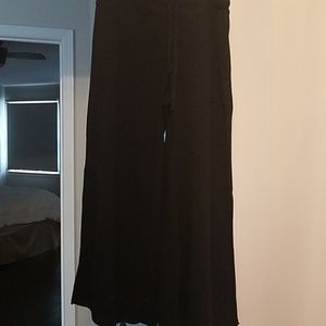 Free people black flare sweatpants bell bottom M